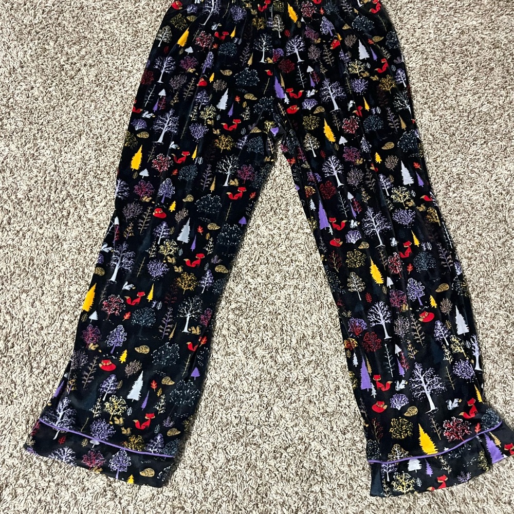 Secret Treasures Whimsical Woodland Pajama Set Size XL 16-18 - Picture 6 of 8